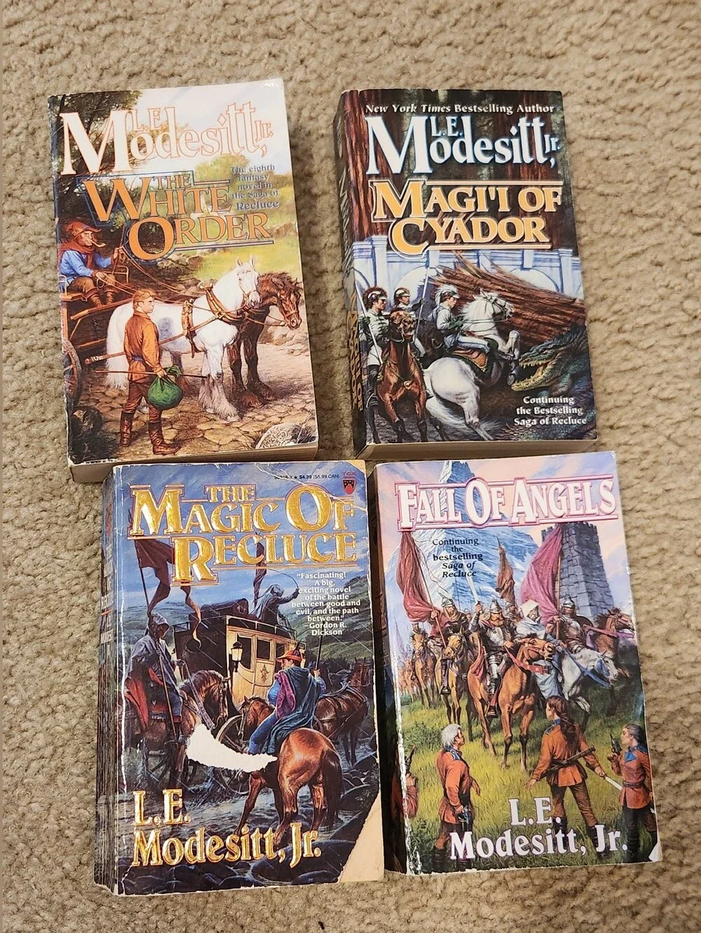 L.E Modesitt‎ Jr Paperback Book Lot Of 9 The Saga of Recluce Fantasy Novels